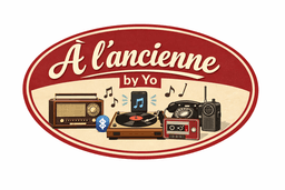 objet vintage connecté, téléphones, radio, électrophones de collection transforme en enceinte bluetooth.